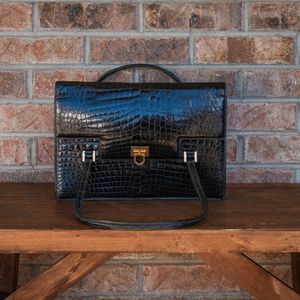 Vintage Morabito Paris Lizard Skin Bag